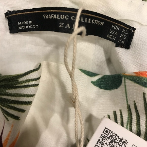 Zara Tropical Print Bralette Crop Top!✨ New-Boutique! - Picture 11 of 16